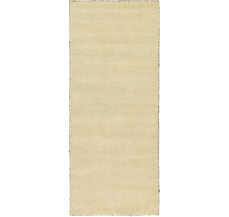 2' 7 x 6' 7 Solid Gabbeh Runner Rug