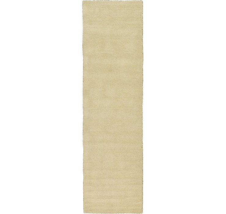 2' 7 x 9' 10 Solid Gabbeh Runner Rug