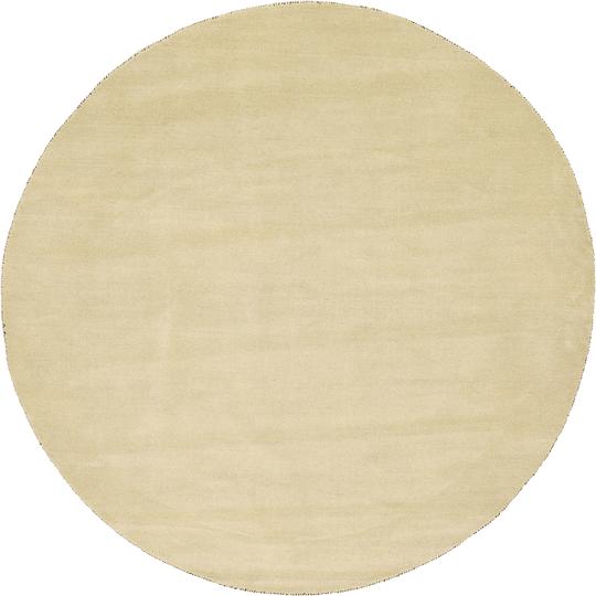 Beige 9 10 X Solid Gabbeh Round Rug Oriental Rugs Erugs Main Image Of Rug