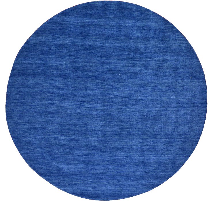 9' 10 x 9' 10 Solid Gabbeh Round Rug