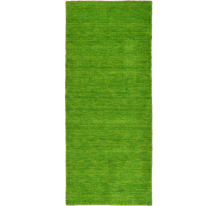 2' 7 x 6' 7 Solid Gabbeh Runner Rug