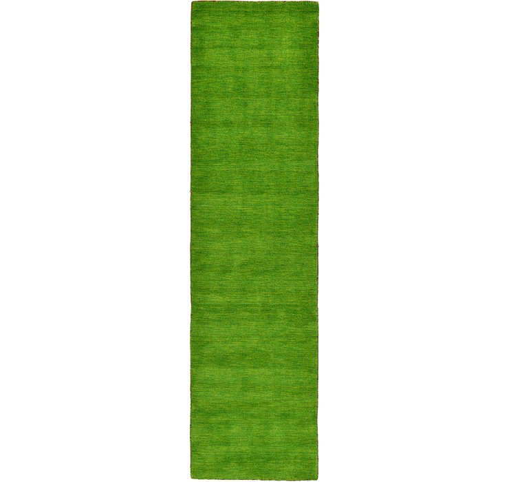 2' 7 x 9' 10 Solid Gabbeh Runner Rug