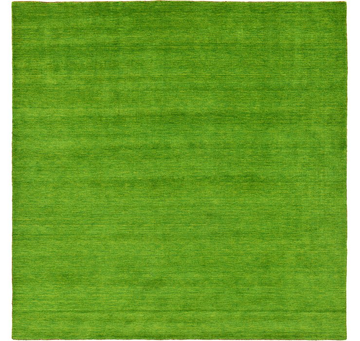 9' 10 x 9' 10 Solid Gabbeh Square Rug