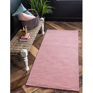 2' 7 x 6' 7 Solid Gabbeh Runner Rug