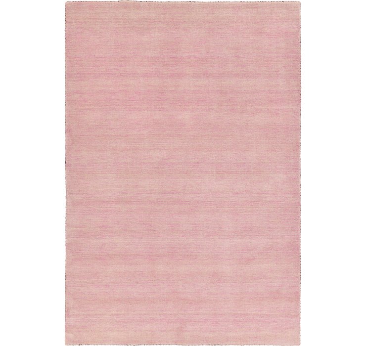 HandKnotted 6' 7 x 9' 10 Solid Gabbeh Rug