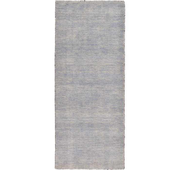 2' 7 x 6' 7 Solid Gabbeh Runner Rug