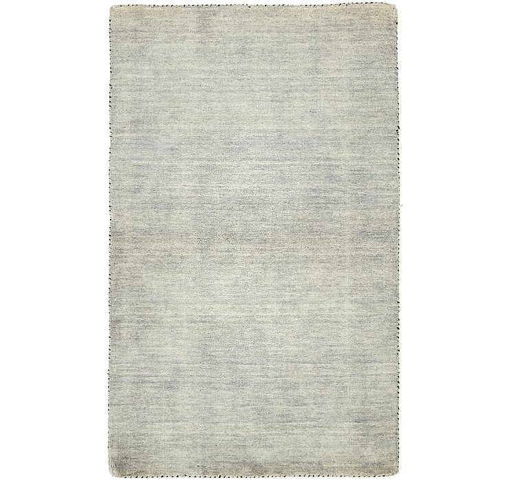 3' 2 x 5' 2 Solid Gabbeh Rug