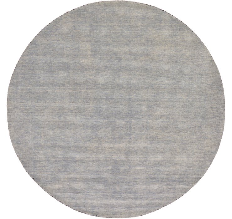 9' 10 x 9' 10 Solid Gabbeh Round Rug
