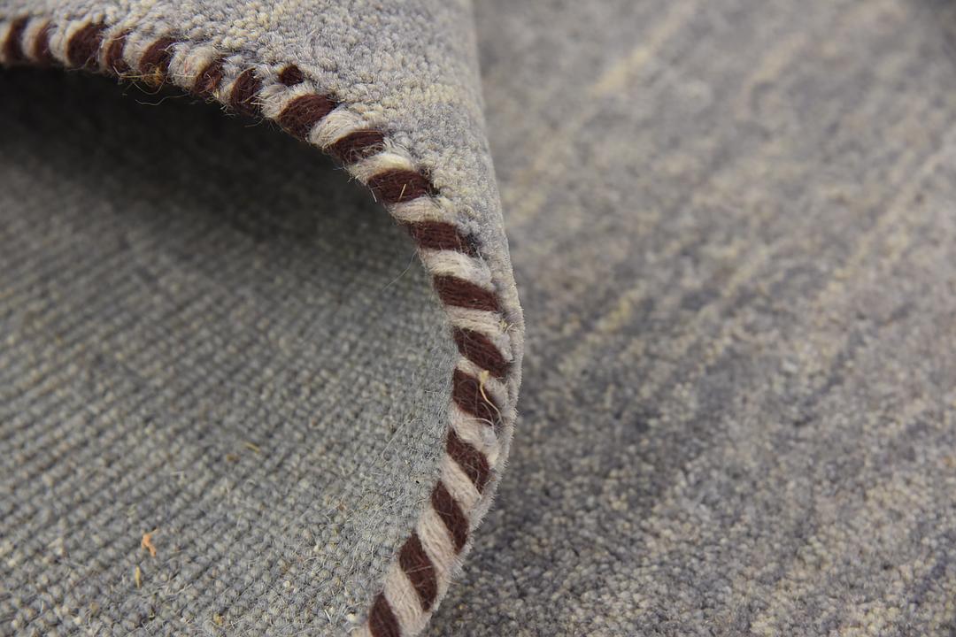 Gray 9' 10 x 13' Solid Gabbeh Rug Rugs.ca