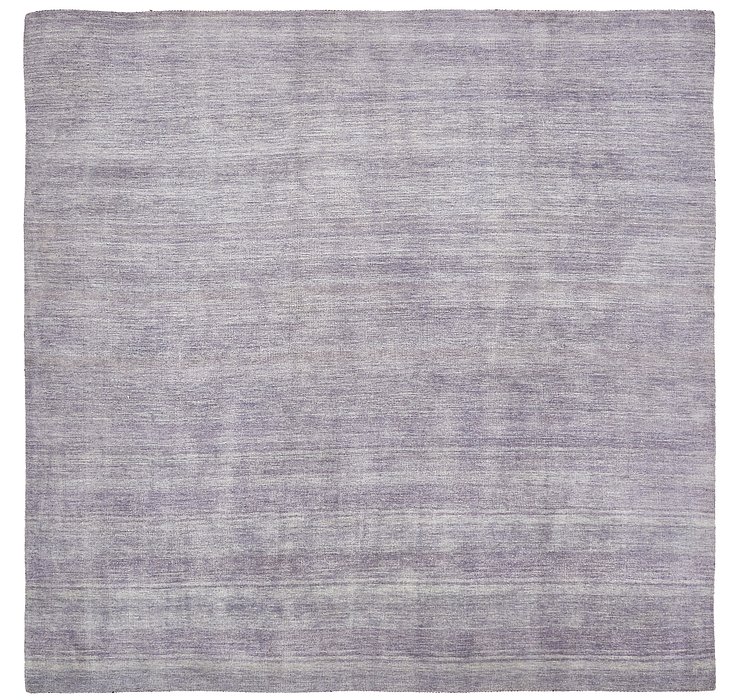 9' 10 x 9' 10 Solid Gabbeh Square Rug
