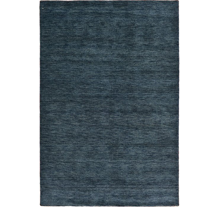6' 7 x 9' 10 Solid Gabbeh Rug