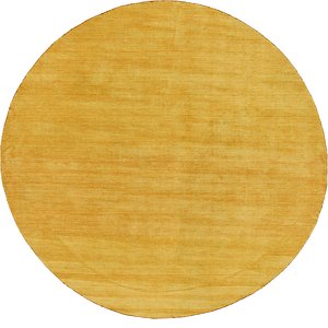 Unique Loom 9' 10 x 9' 10 Solid Gava Round Rug