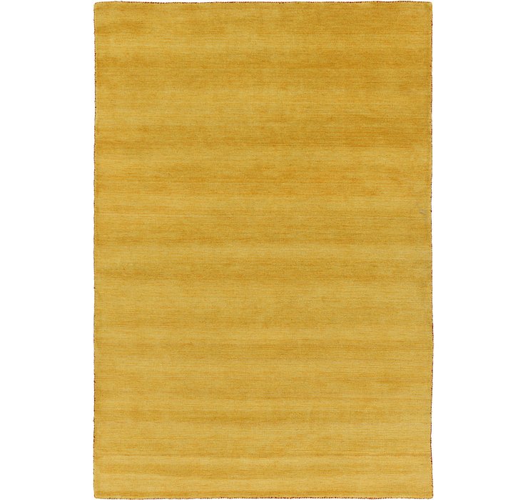 6' 7 x 9' 10 Solid Gabbeh Rug