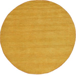 Unique Loom 6' 7 x 6' 7 Solid Gava Round Rug