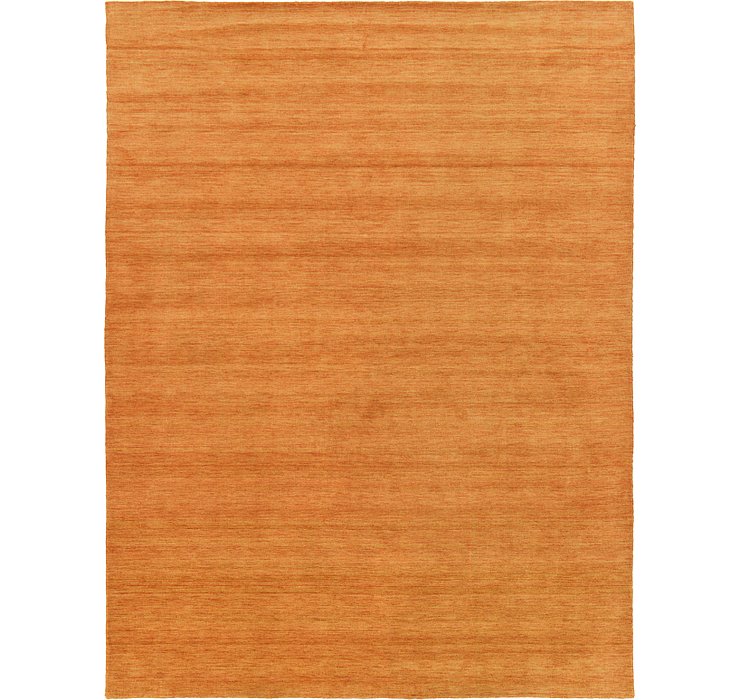 9' 10 x 13' Solid Gabbeh Rug