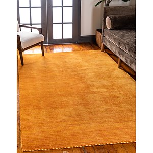 Unique Loom 5' 3 x 7' 5 Solid Gava Rug