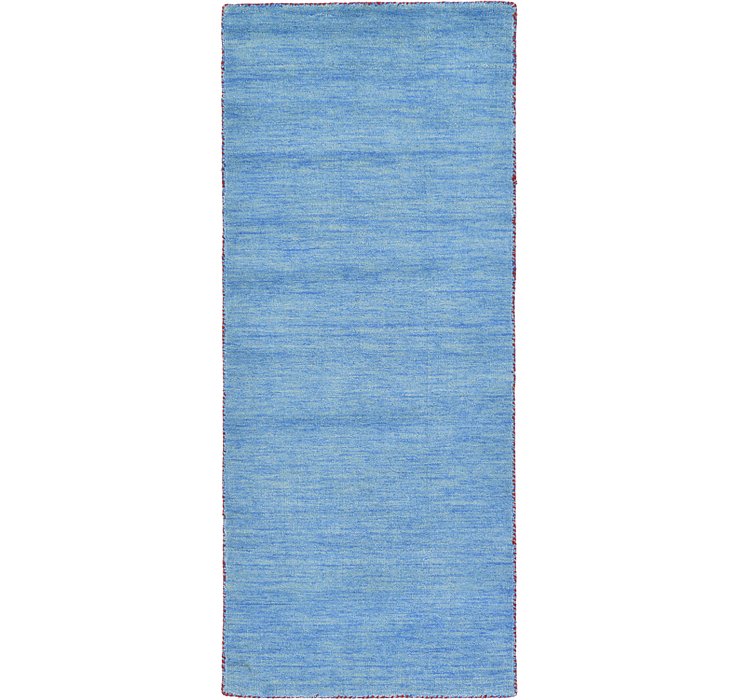 2' 7 x 6' 7 Solid Gabbeh Runner Rug
