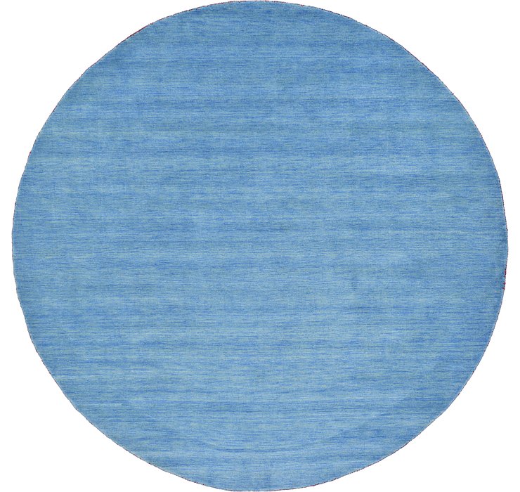 9' 10 x 9' 10 Solid Gabbeh Round Rug