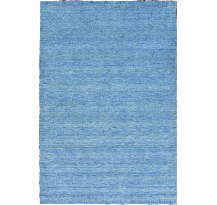 6' 7 x 9' 10 Solid Gabbeh Rug
