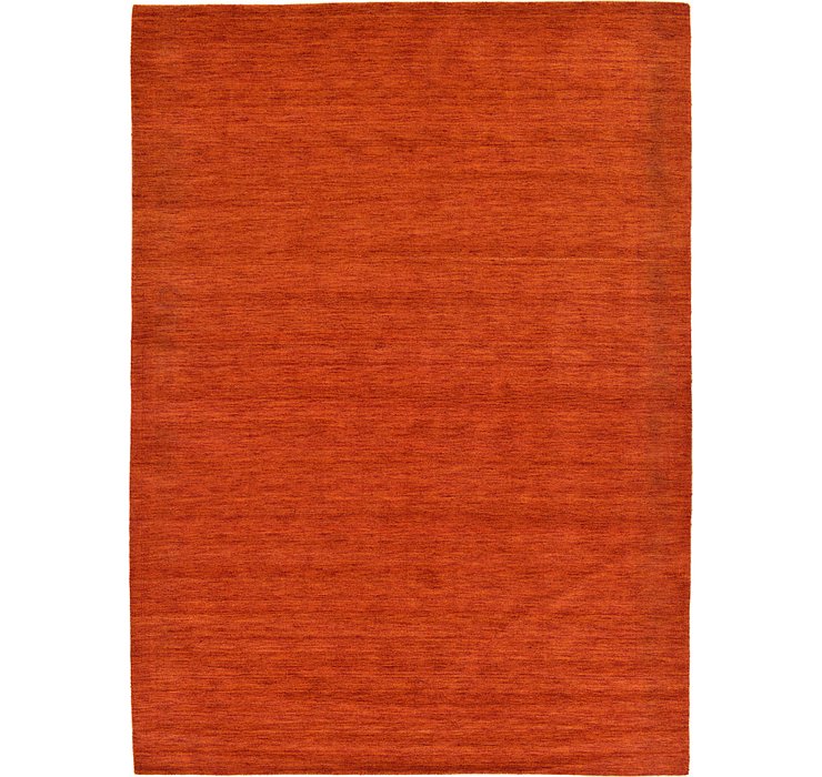 8' 2 x 11' 6 Solid Gabbeh Rug
