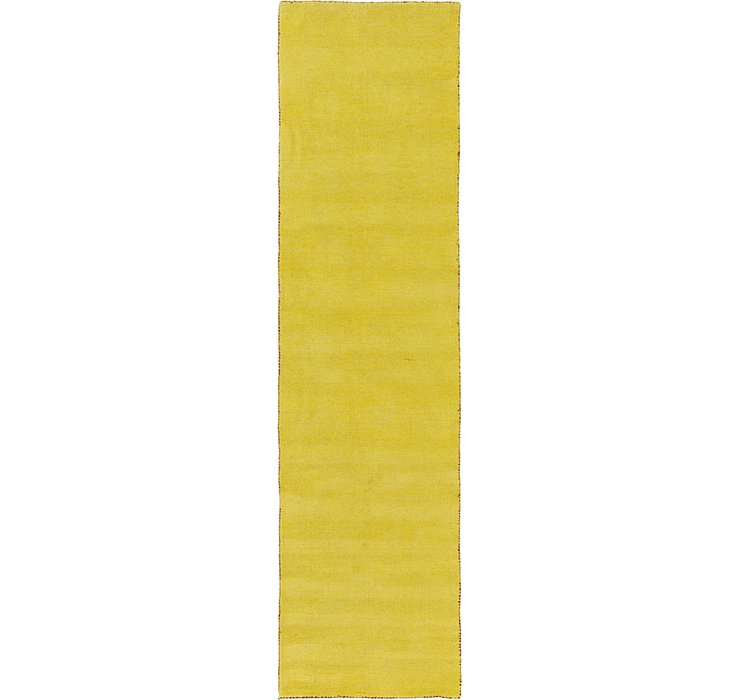 2' 7 x 9' 10 Solid Gabbeh Runner Rug