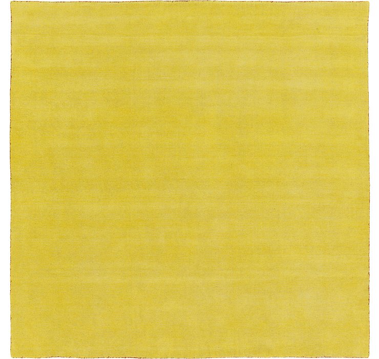 9' 10 x 9' 10 Solid Gabbeh Square Rug
