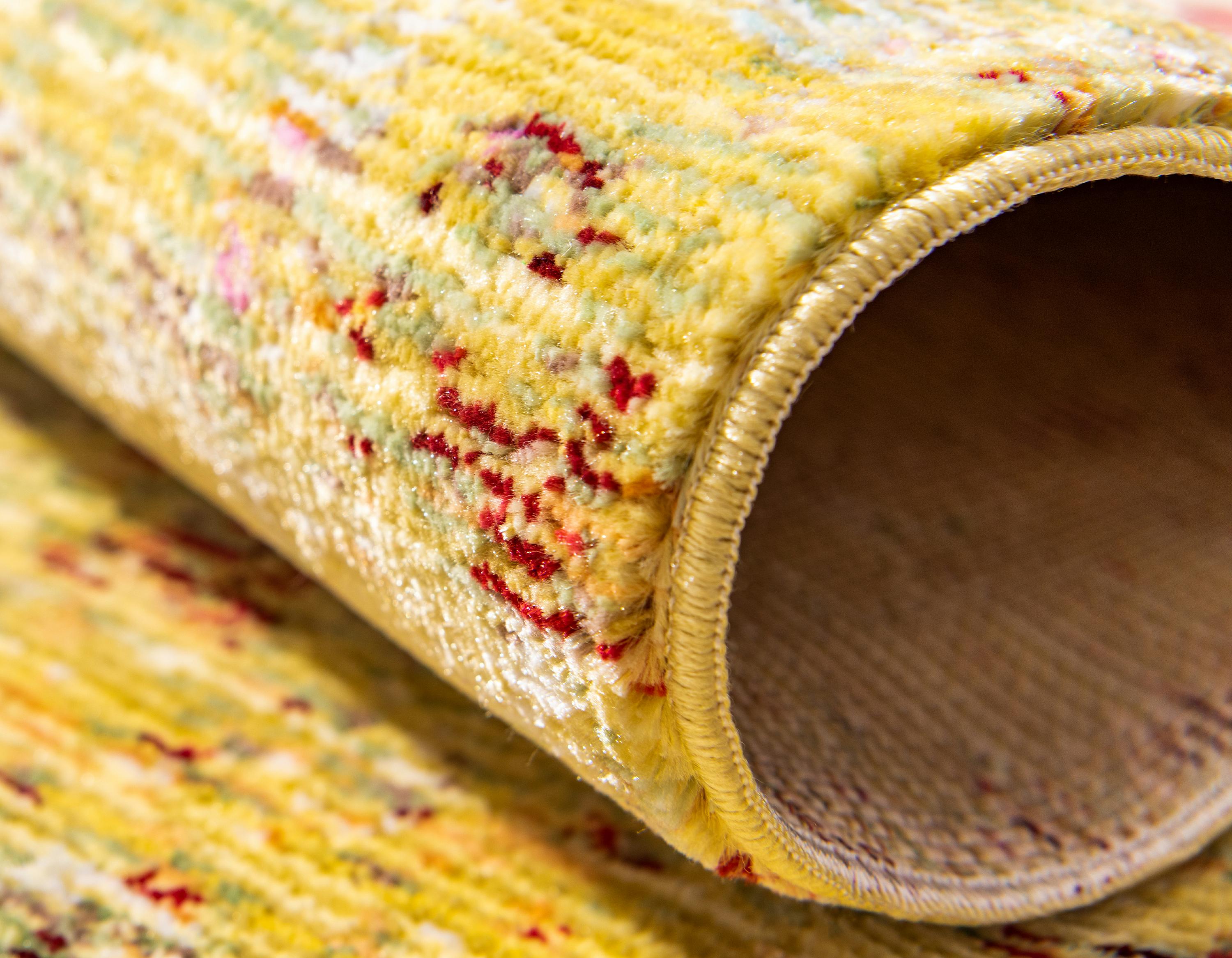 Yellow 6' x 9' Aqua Rug eSaleRugs