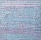 8' x 8' Aqua Square Rug thumbnail