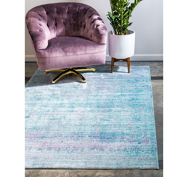 10' x 13' Aqua Rug