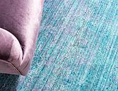 2' 7 x 9' 10 Aqua Runner Rug thumbnail