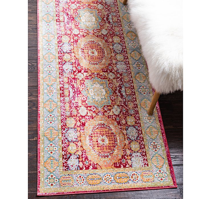 2' 7 x 9' 10 Aqua Runner Rug