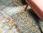 9' x 12' Aqua Rug thumbnail