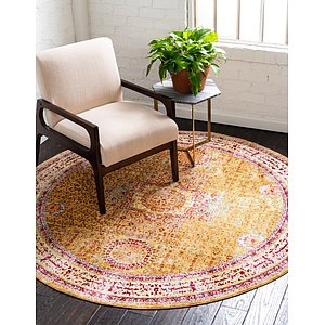 Unique Loom 6' x 6' Austin Round Rug