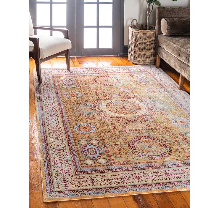 5' x 8' Aqua Rug