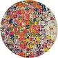 6' x 6' Casablanca Round Rug thumbnail