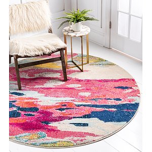 Unique Loom 8' x 8' Estrella Round Rug
