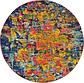 6' x 6' Casablanca Round Rug thumbnail