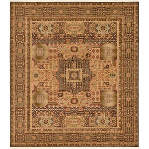 Unique Loom 10' x 11' 4 Palace Square Rug