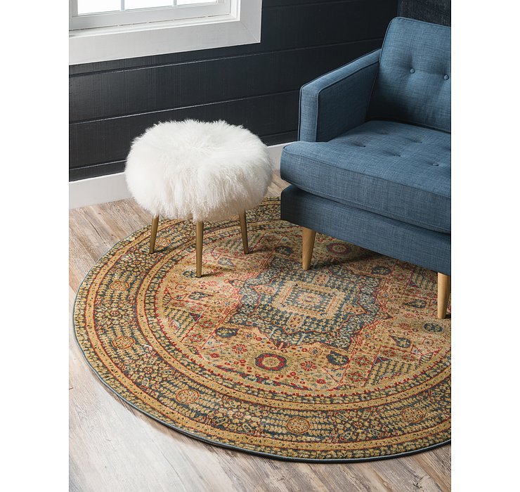 3' 3 x 3' 3 Amina Round Rug