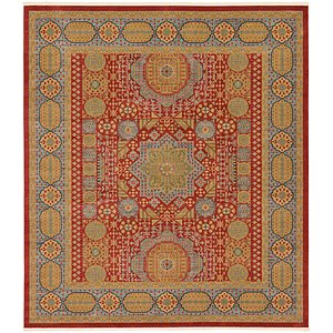 Unique Loom 10' x 11' 4 Palace Square Rug