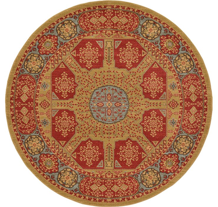 6' x 6' Mamluk Round Rug