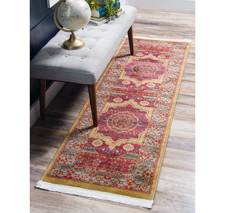 2' 7 x 10' Mamluk Runner Rug