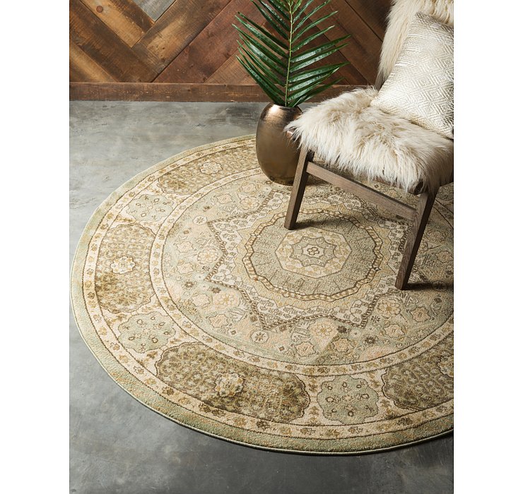 6' x 6' Mamluk Round Rug