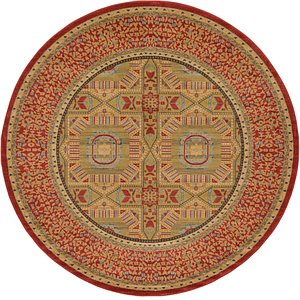 Unique Loom 8' x 8' Palace Round Rug