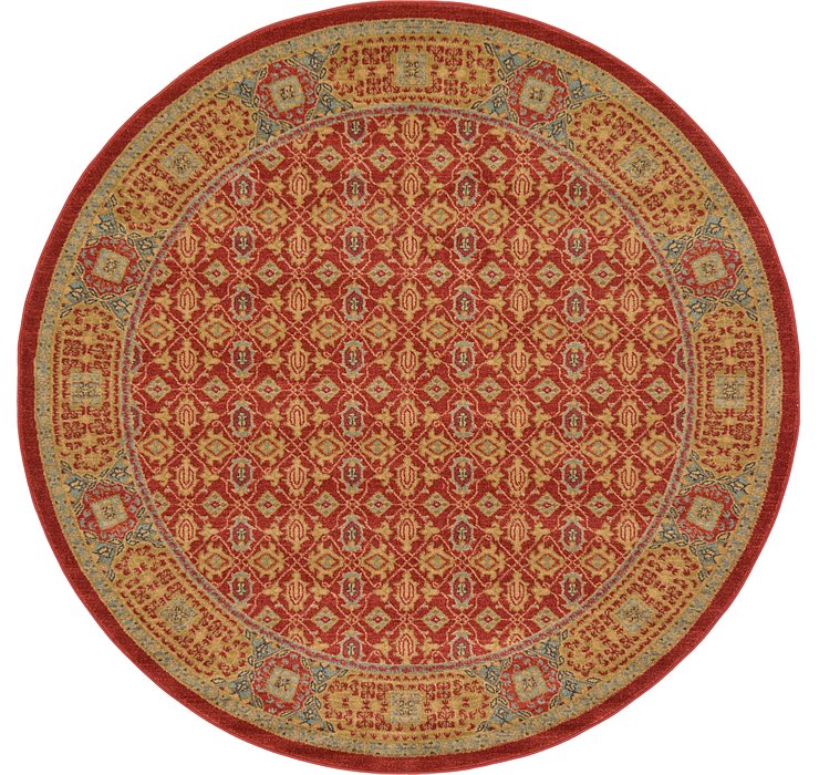 6' x 6' Mamluk Round Rug