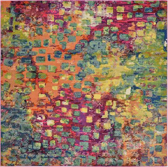 Multi 8 X Barcelona Square Rug Area Rugs Erugs Main Image Of Rug