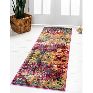 Unique Loom 2' x 6' Jardin Runner Rug