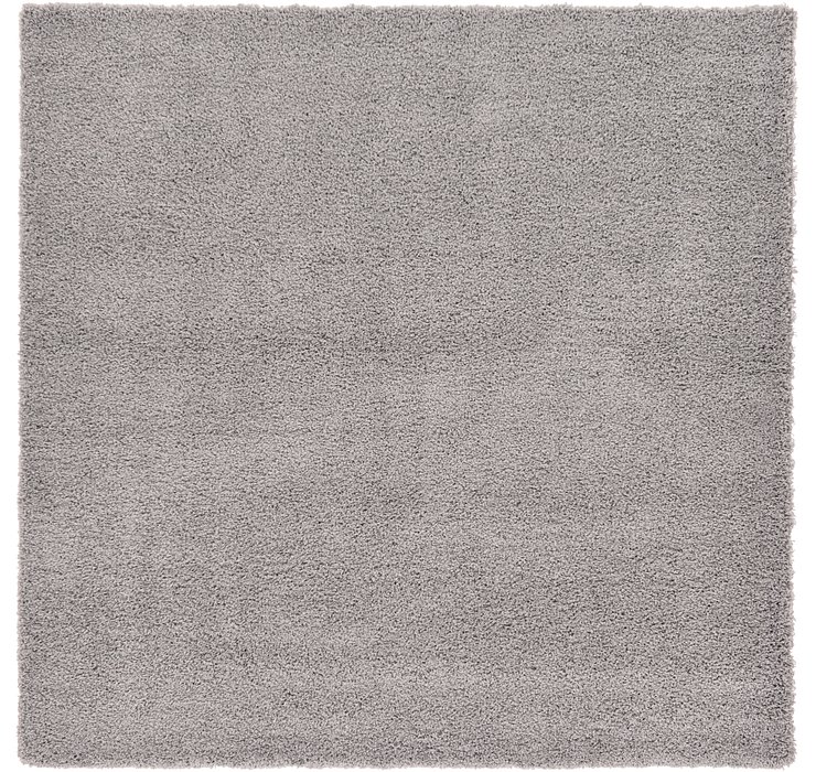 8' 2 x 8' 2 Solid Shag Square Rug