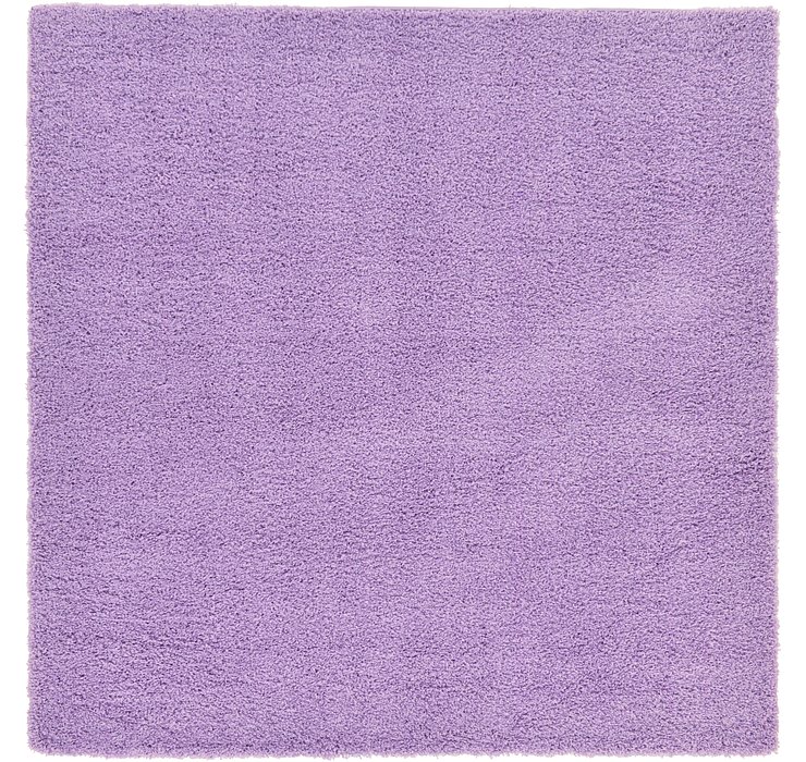 8' 2 x 8' 2 Solid Shag Square Rug
