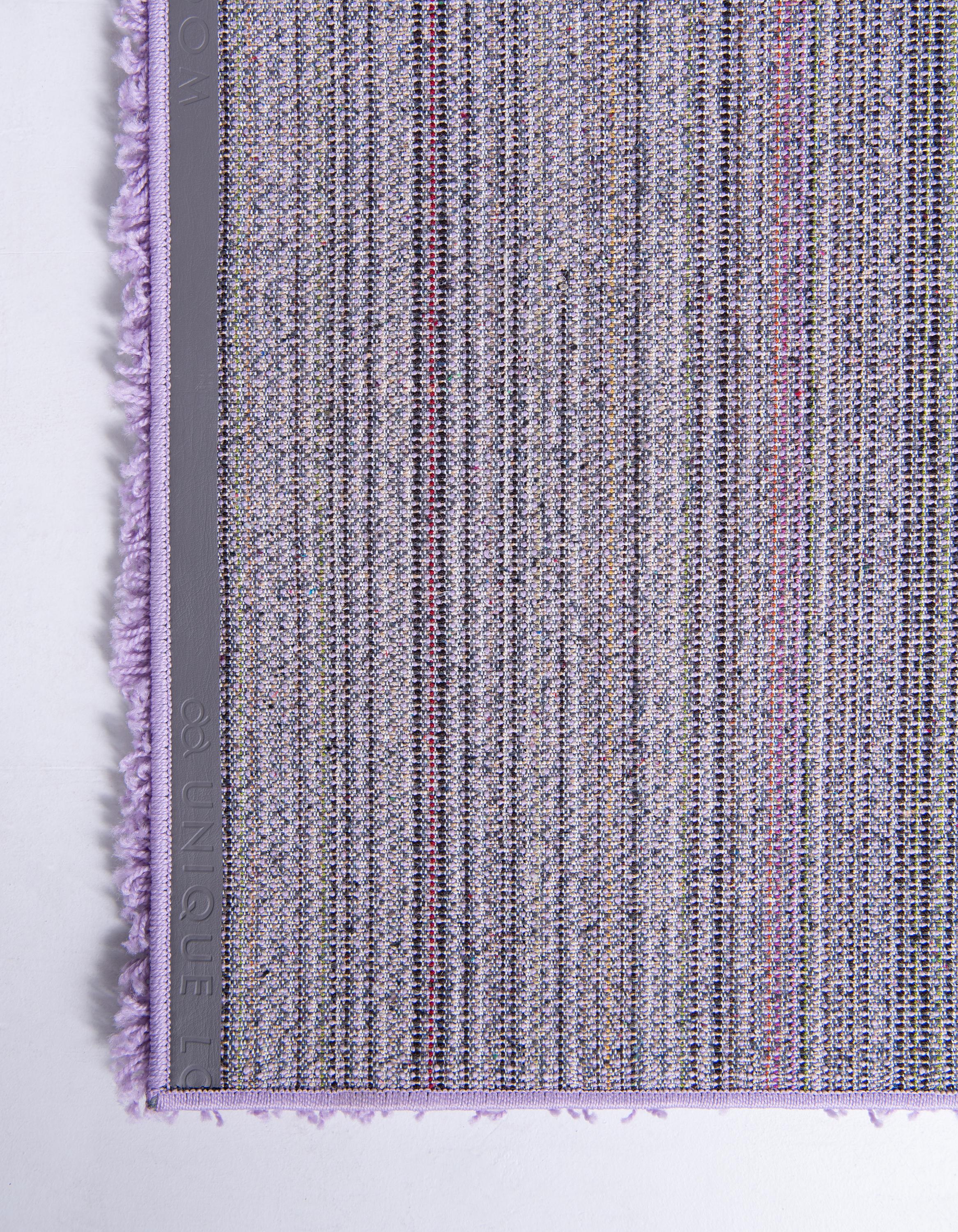 Lilac 5' x 8' Solid Shag Rug eSaleRugs